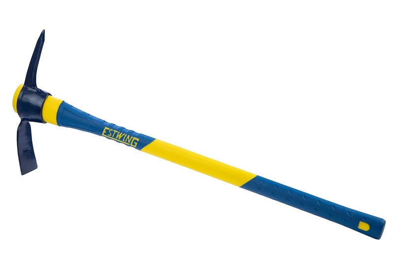 2.5-Pound Pick Mattock, 36-Inch Fiberglass Handle, Ideal for Hoeing in Tight Quarters or Rocky Soil